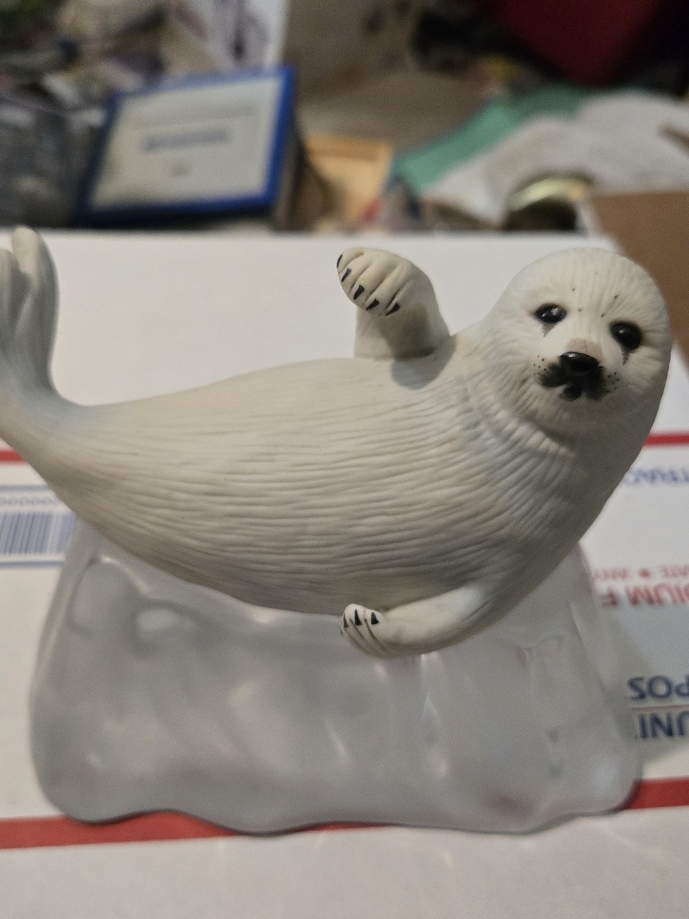 Franklin Mint Snow Pup Dated 1987